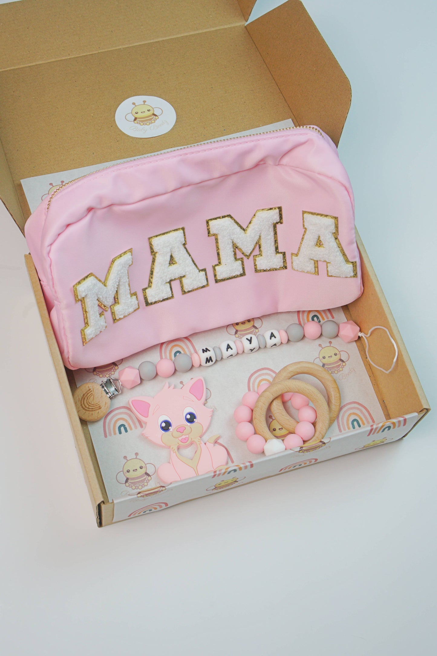 Ready Set Travel X Baby Beedz - Pink Silicone