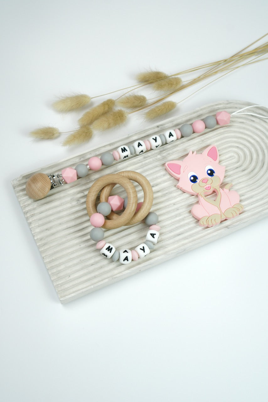 Essential Set - Pink & Grey