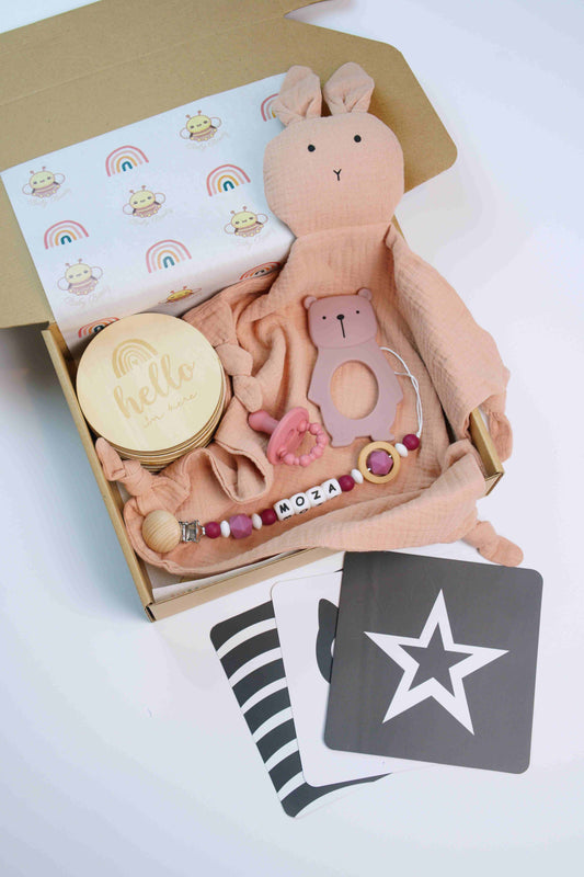 Newborn Gift Box - Maroon