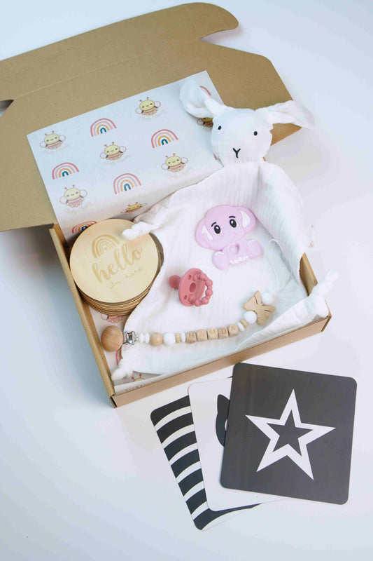 Newborn Gift Box - Neutral Bow