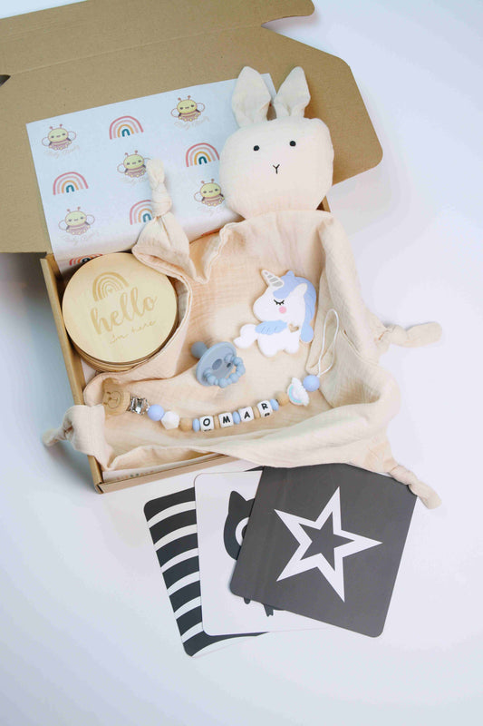 Newborn Gift Box - Blue Rainbow