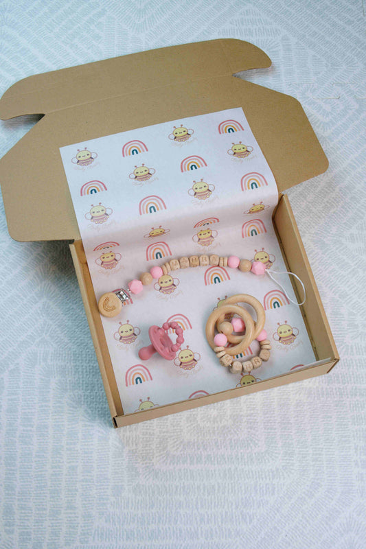 Essential Set - Pink Wood