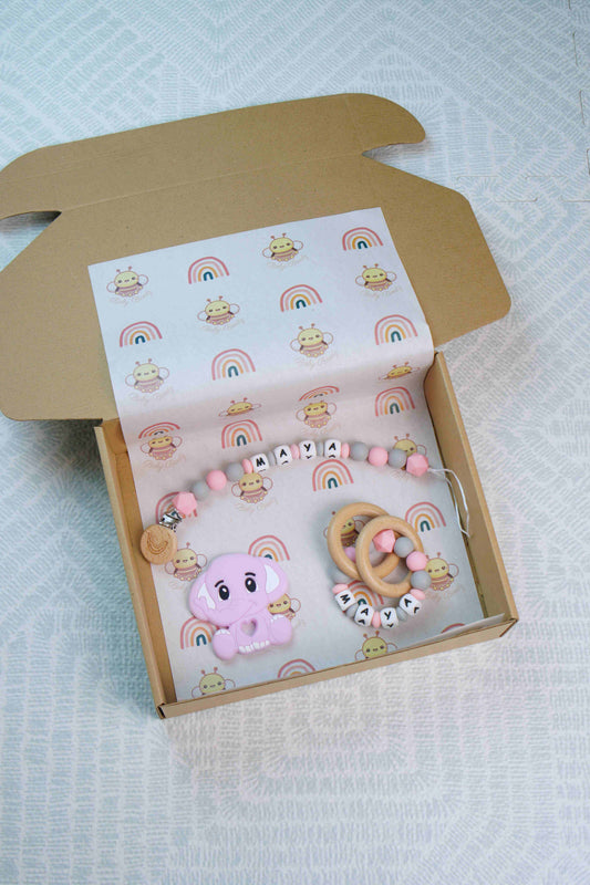 Essential Set - Pink & Grey