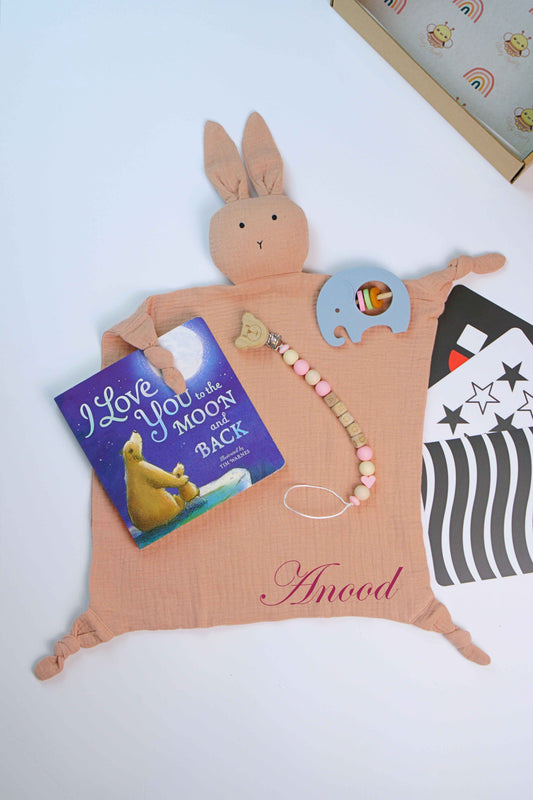 Bookworm Set - Pink & Beige