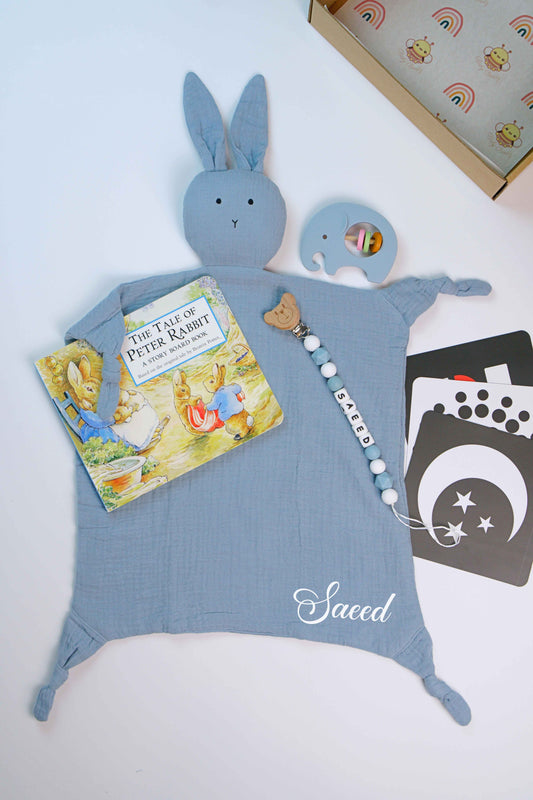 Bookworm Set - Blue & White