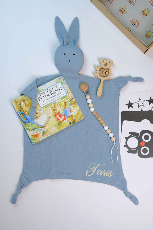 Bookworm Set - Beige & White