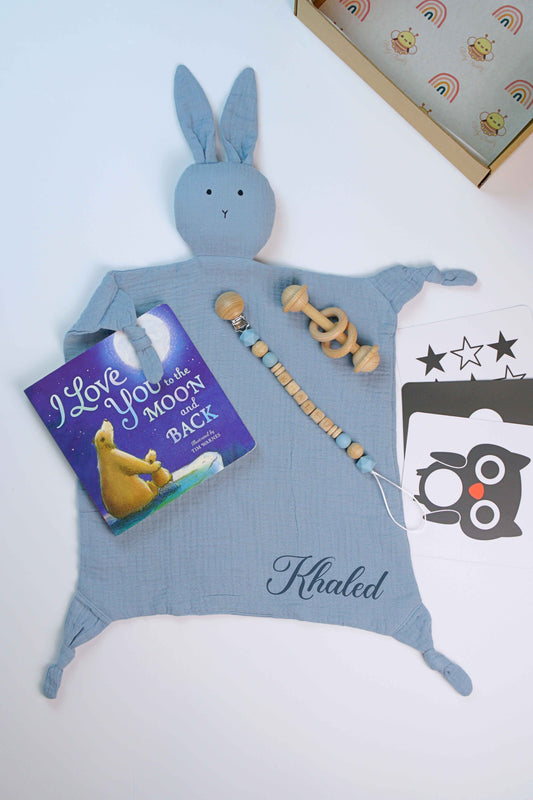 Bookworm Set - Blue Wood