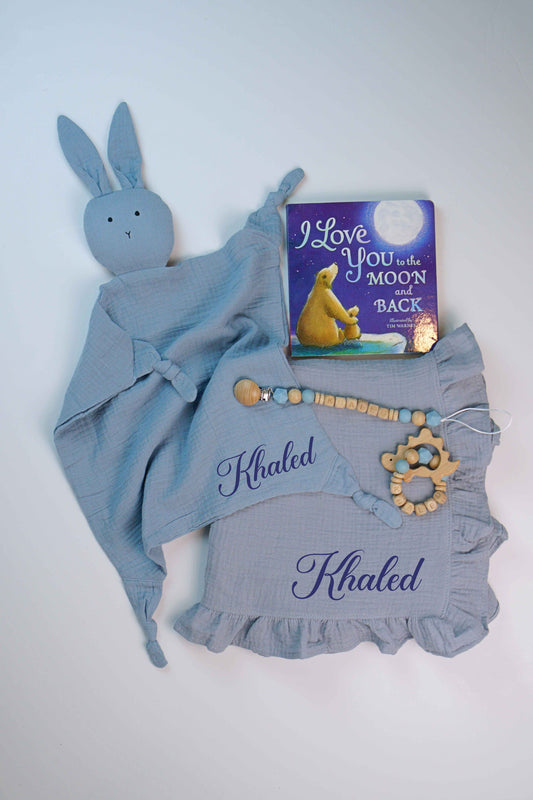 My First Keepsakes - Blue Wood