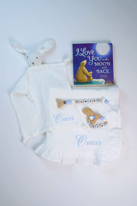 My First Keepsakes - Blue & White