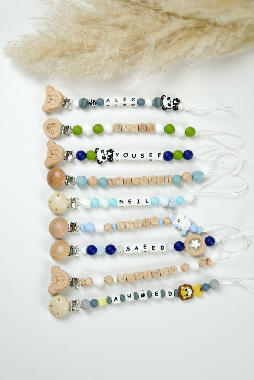 Personalized Pacifier Clips – babybeedz