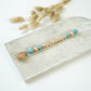 Personalized Pacifier Clip - Dusty Blue