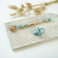 Personalized Pacifier Clip - Dusty Blue