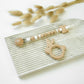 Personalized Pacifier Clip - Neutral Bow
