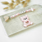 Personalized Pacifier Clip - Pink Hearts