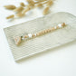 Personalized Pacifier Clip - Neutral White
