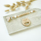 Personalized Pacifier Clip - Neutral White
